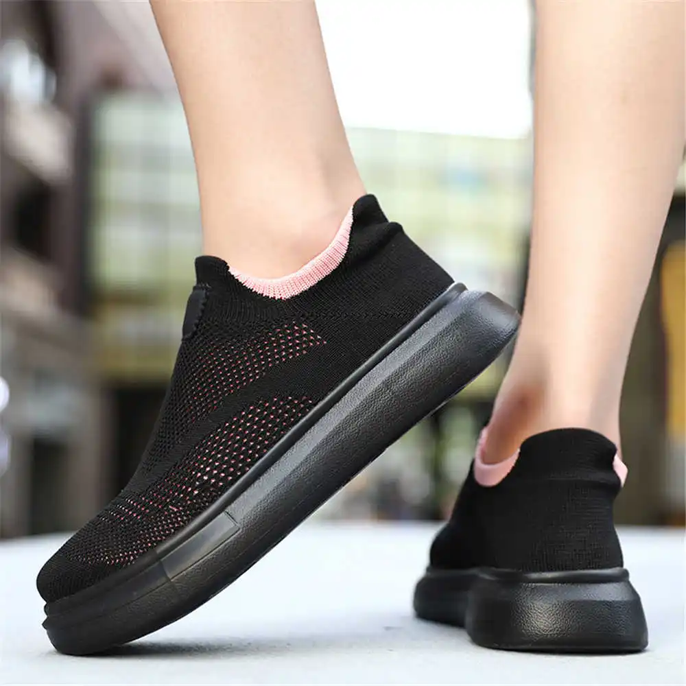 Streetwear Brand In Vietnam - Platform çorap kahverengi ayakkabı kadın kaykay