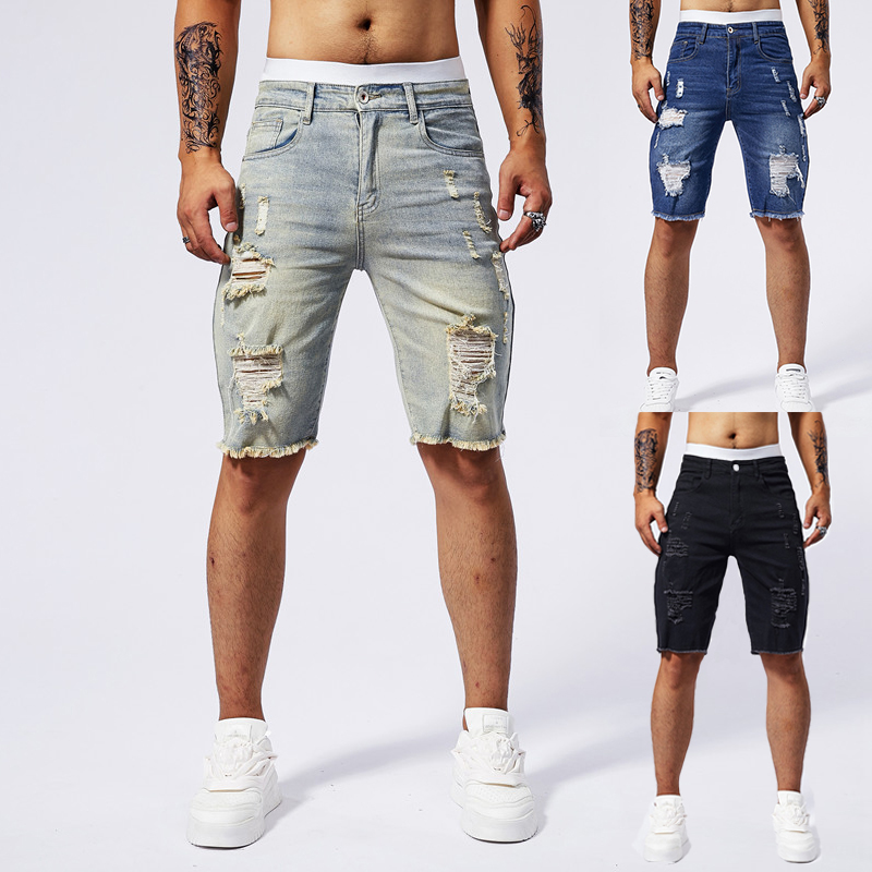 2025 yaz yeni erkek yırtık kot - Brand Of Streetwear incelemesi ve fiyatı