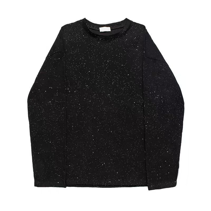 Moda Siyah Bol Erkek Kazak Yük - Streetwear Brand Aesthetic incelemesi ve fiyatı