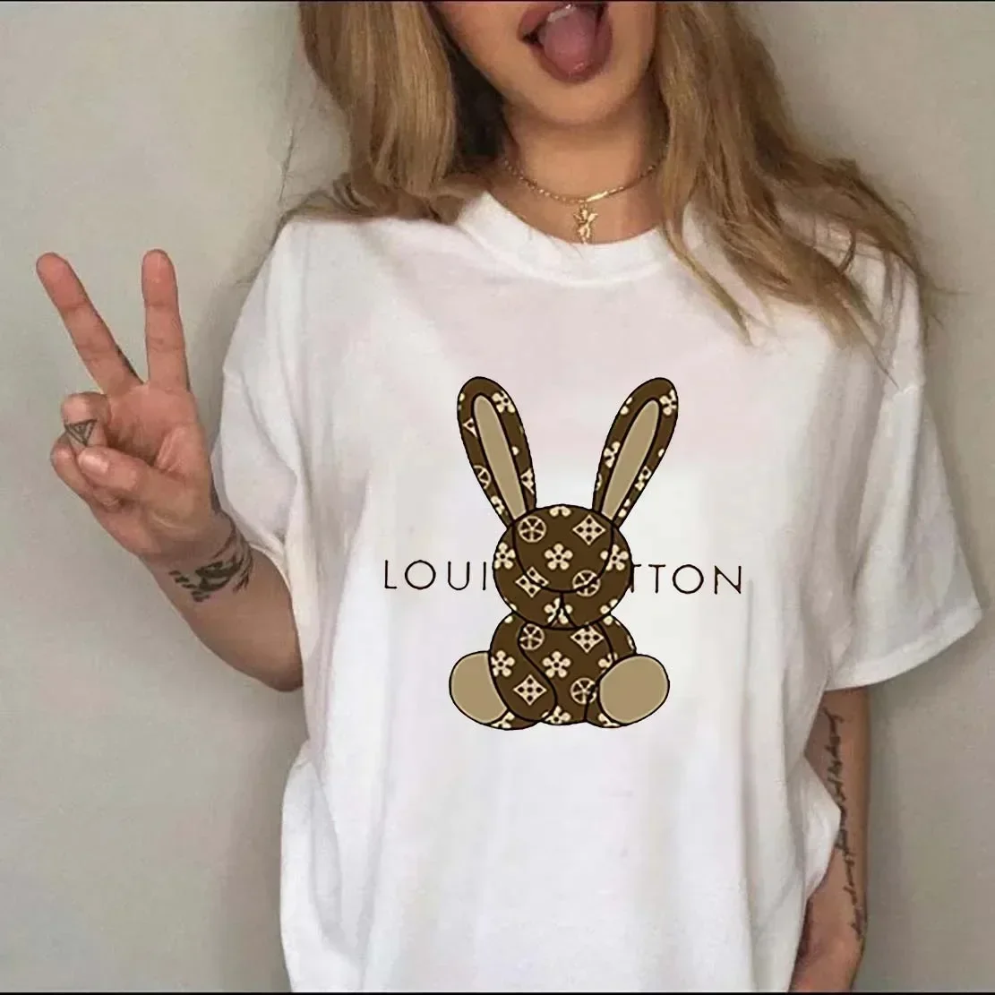Lüks Marka Baskılı Kadın T-shi - Streetwear Brand Y2K incelemesi ve fiyatı